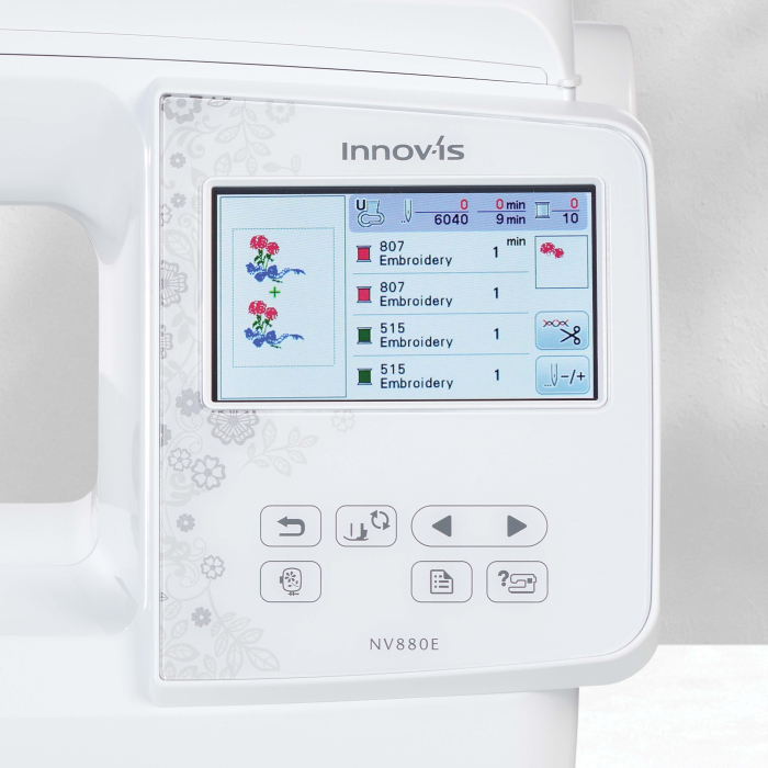 NV880E Embroidery Machine - Image 4