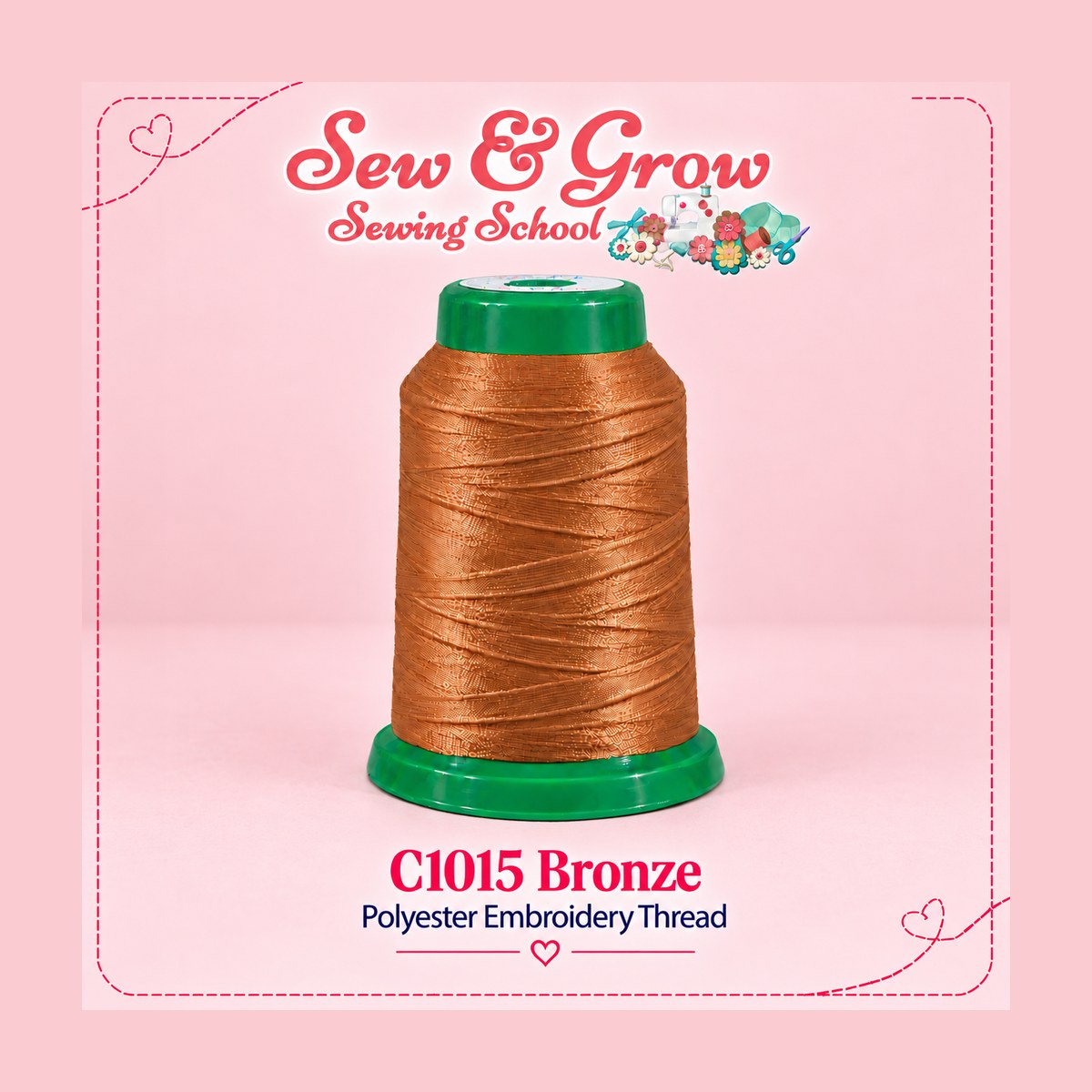 Colorful Machine Embroidery Thread 1000m