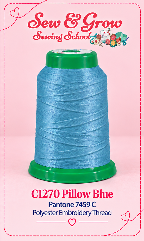 Colorful Machine Embroidery Thread 1000m - Image 2