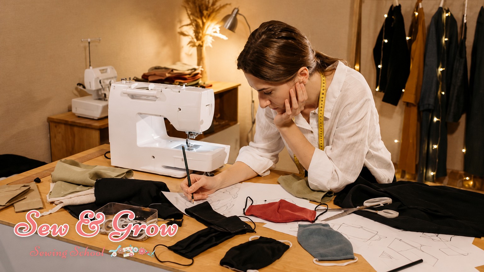 A skilled tailor crafting a fine, made-to-measure garment