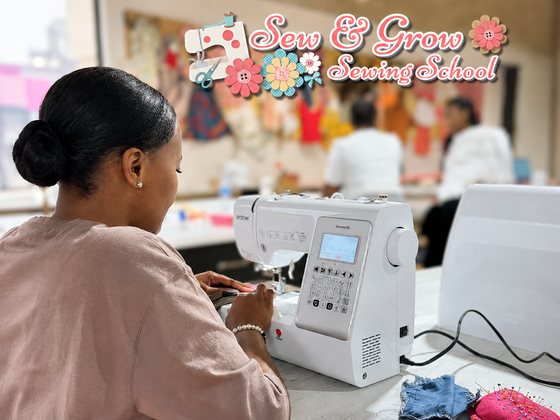 Sewing machine lesson